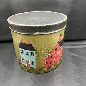 Primitive Country Decor Nesting‎ Box Lid Farmhouse Houses Sheep Welcome Set of 3